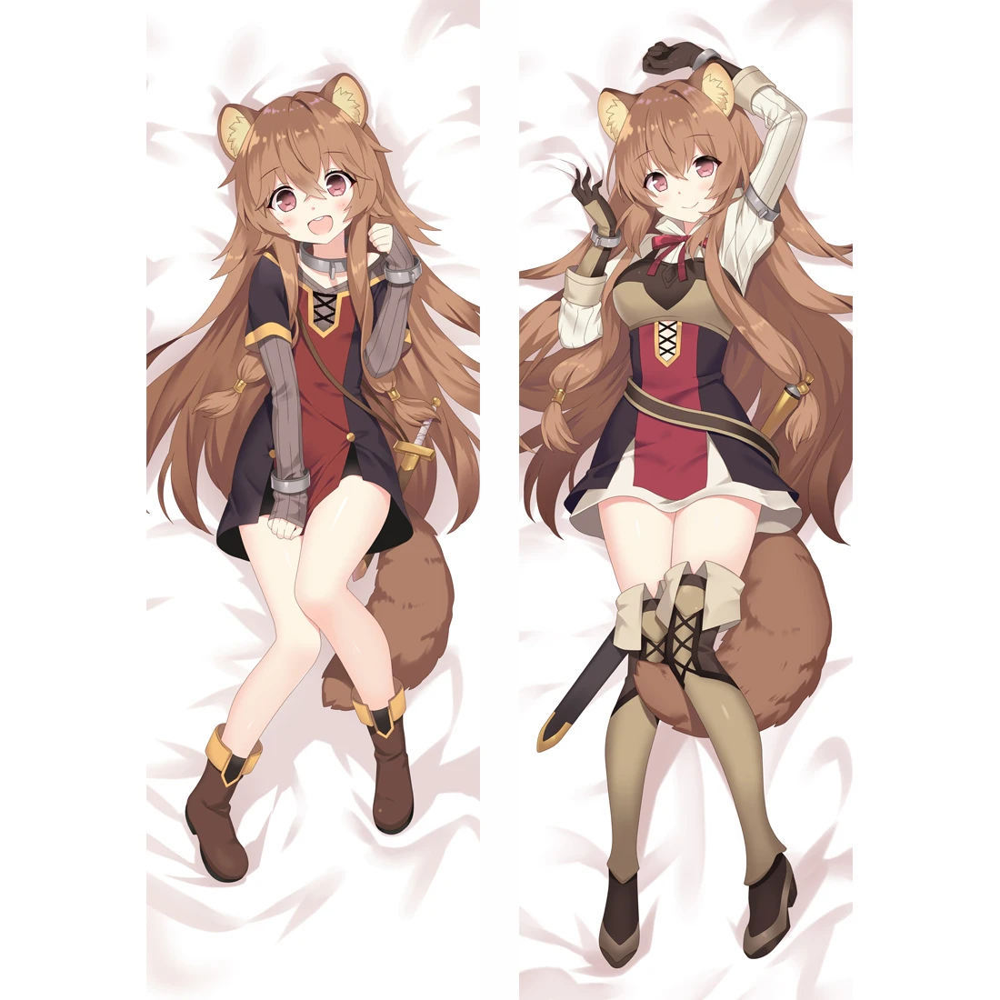 

The Rising of Shield Hero Dakimakura Filo Raphtalia Hugging Body Pillowcse Cartoon Anime Bedding Pillow Kawaii Pillows