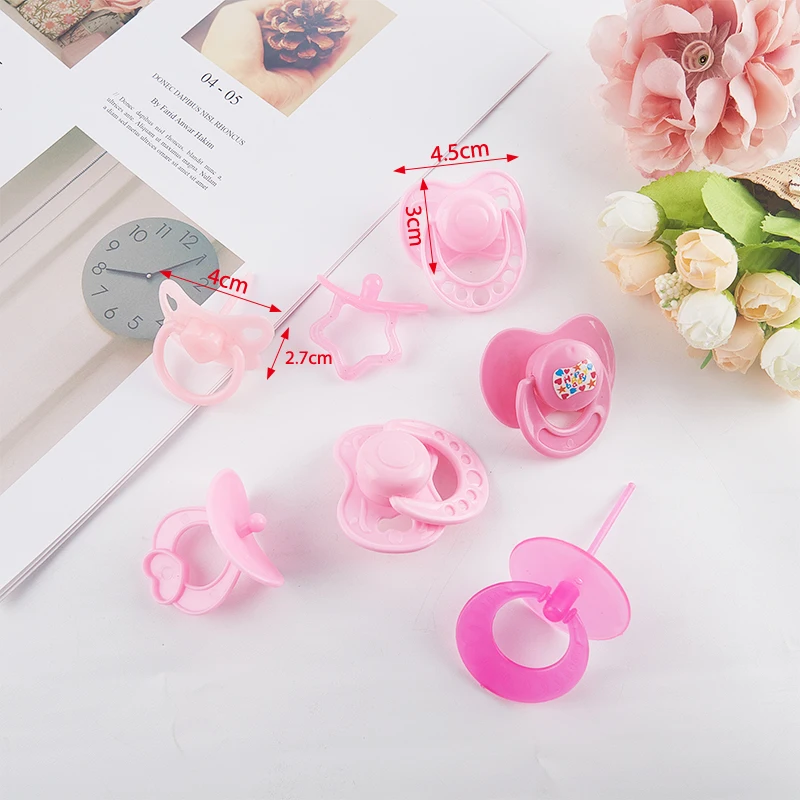 1PC Lovely Doll Pacifier Doll Play House Supplies Dummy Nipples for New Reborn Baby Dolls Kids Toy
