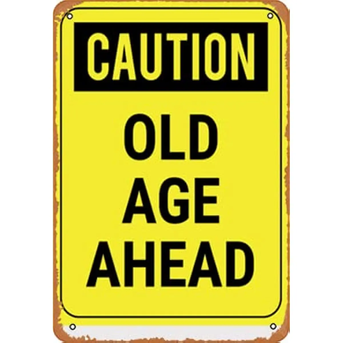 

Vintage Tin Sign Warns Elderly about Coming Interesting Vintage Wall Decoration Art Tin Sign Home Wine Cafe Decoration
