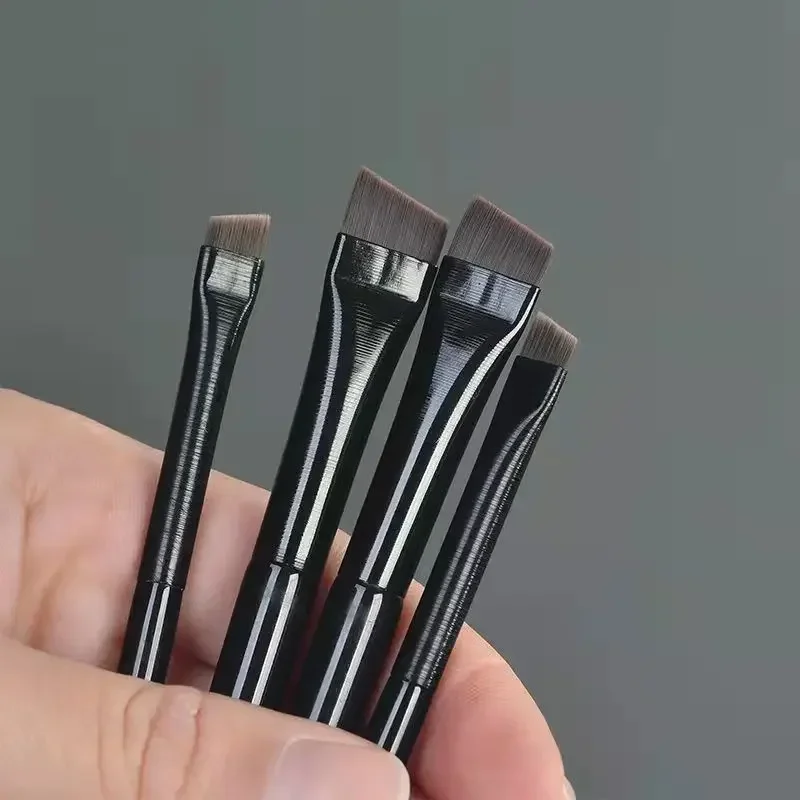 Makeup Brush Set 2 pieces eyebrow contour eyeliner brush portable small angle female