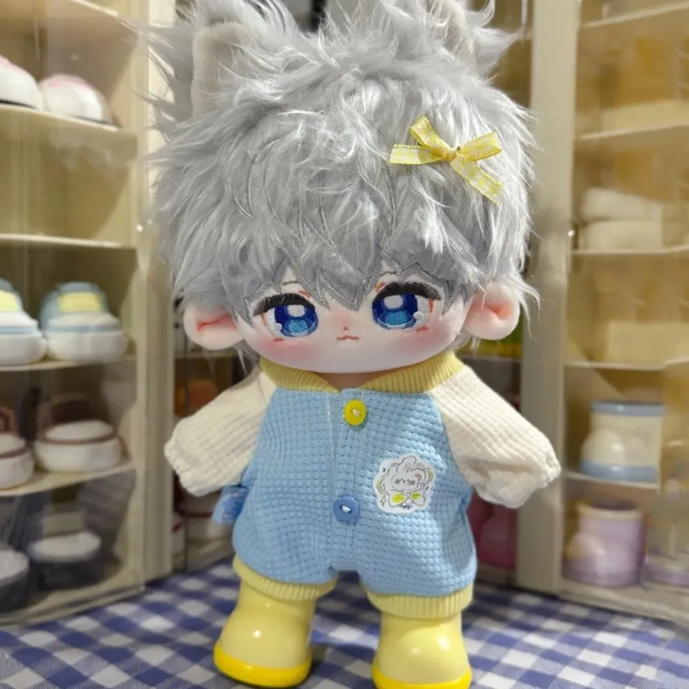 Jumpsuit 20cm Cotton Doll Clothes Rabbit Pattern Cartoon Cute Doll Clothes Dress Up Cute Cotton Doll's Clothes 20cm Cotton Doll