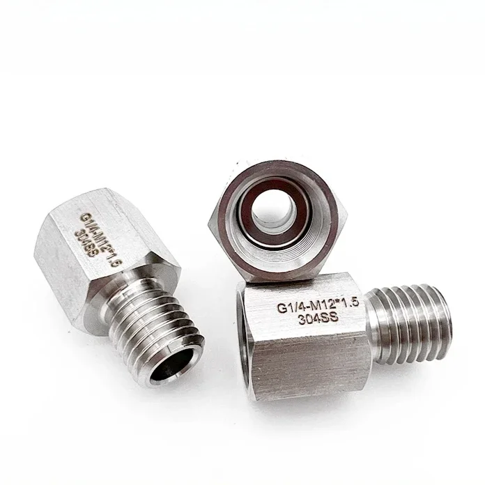 M12 Male to Female M8 10 12 14 16 20 1/8" 1/4" 3/8" 1/2" BSP NPT Hex Reducer Bushing 304 Stainless Adapter Fitting High Pressure hose pipe fitting,pipe fitting,water faucet adapter,tee adapter,water pipe fitting