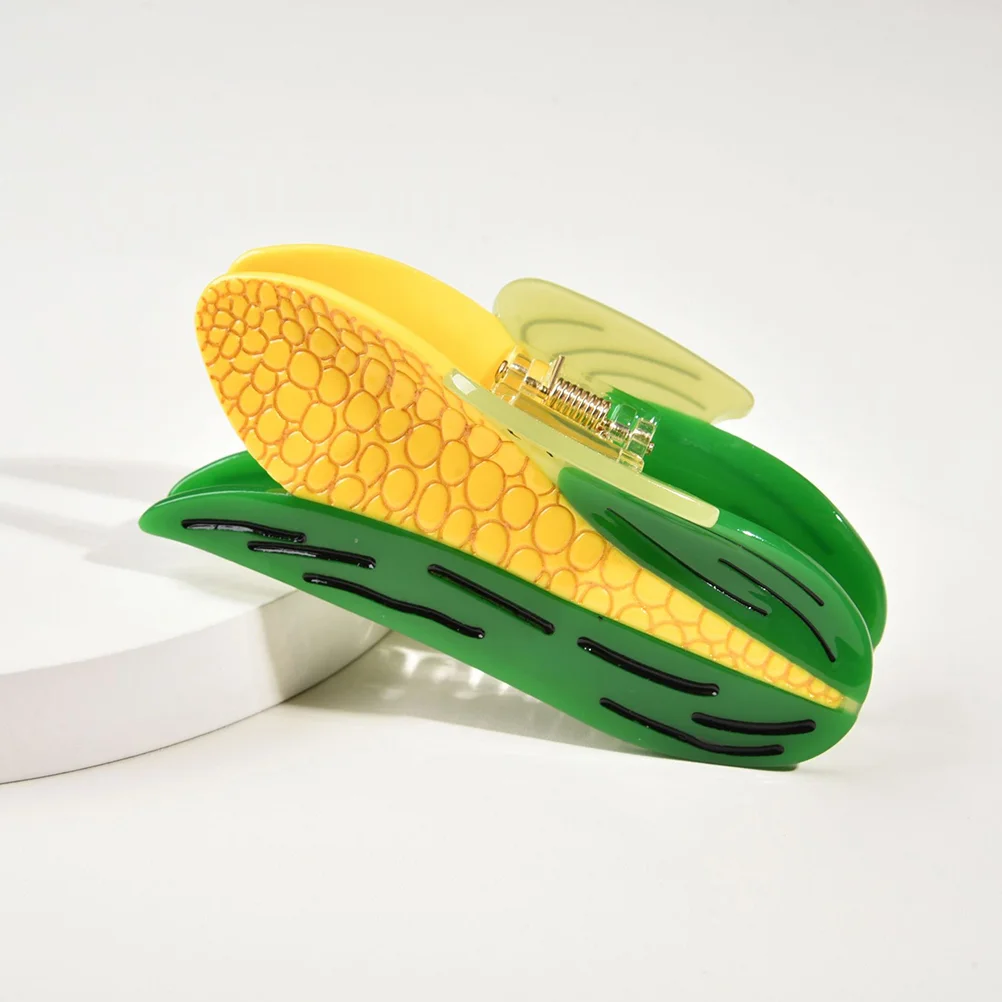 

Милые заколки для волос в виде кукурузы, Горькая тыква, аксессуары для женщин, элегантный декор для волос