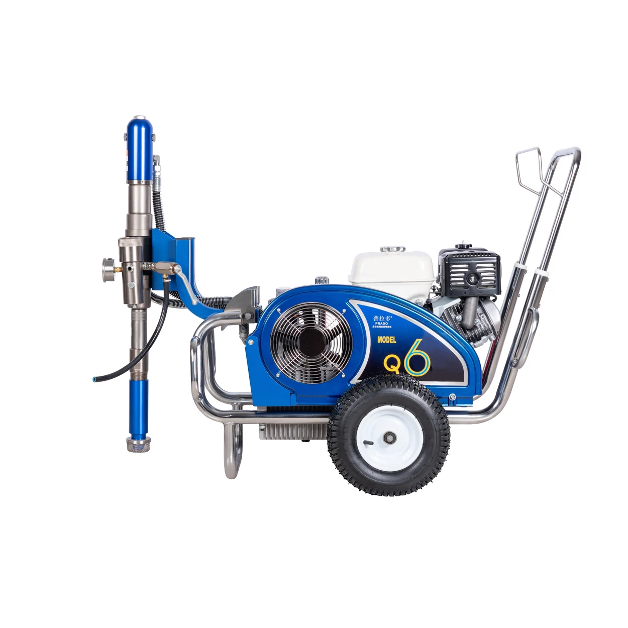High pressure airless spray gun with nozzle protection pump and professional airless spray machine 6