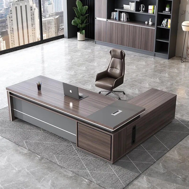 Storage Luxury Office Desk Workbench Italian Desktops Reception Office Desk Standing Escritorios De Oficina Modern Furniture
