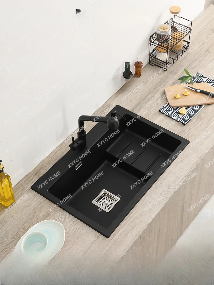 

Stepped Quartz Sink Sink Single Sink Double-Channel Granite Pool Bar Counter