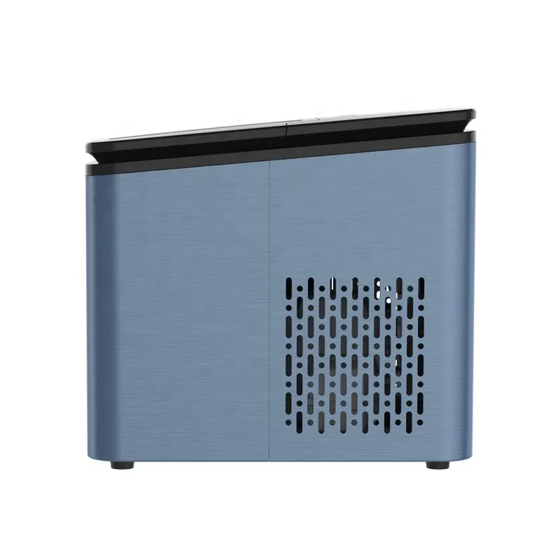 YYHC-Portable Countertop Ice Making Machine Use Mini Ice Maker Automatic One Button Home with Scoop Electric Plastic