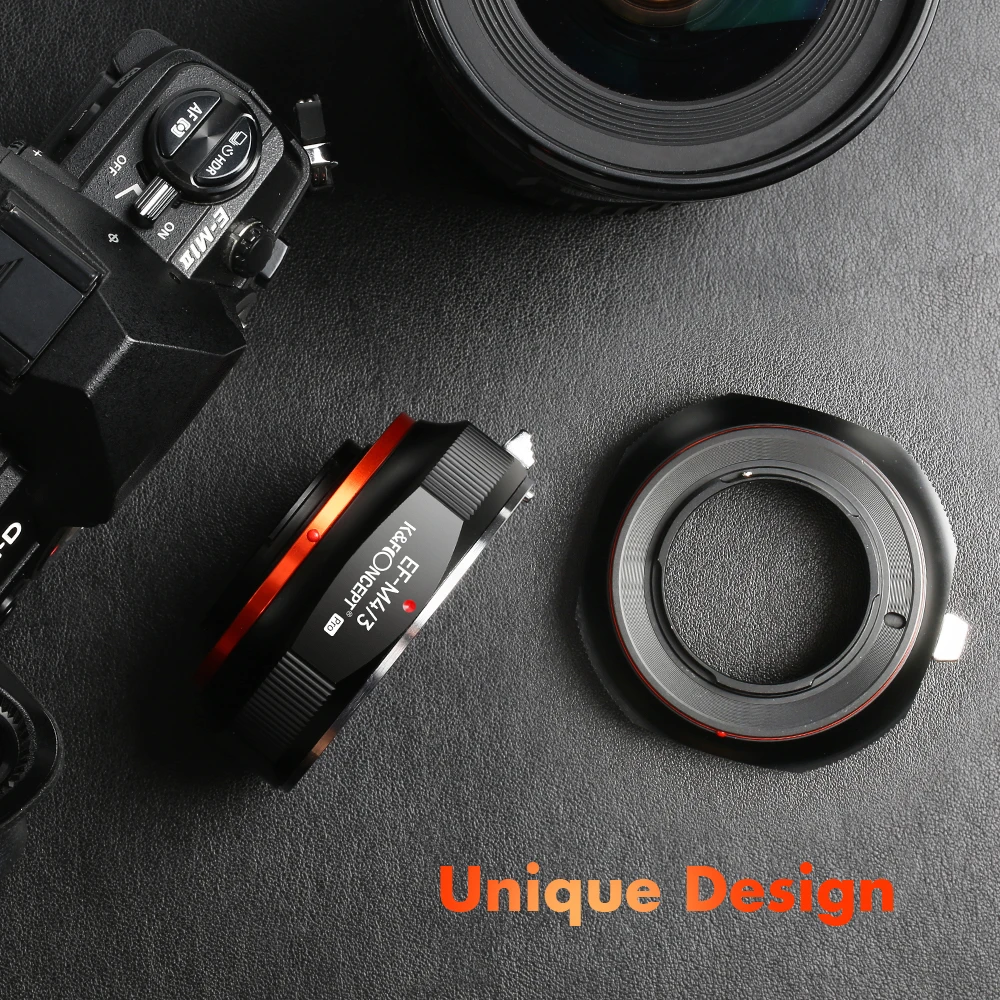 Adaptor Lensa K&F Concept EOS-M4/3 PRO untuk Canon EOS EF/EFS ke