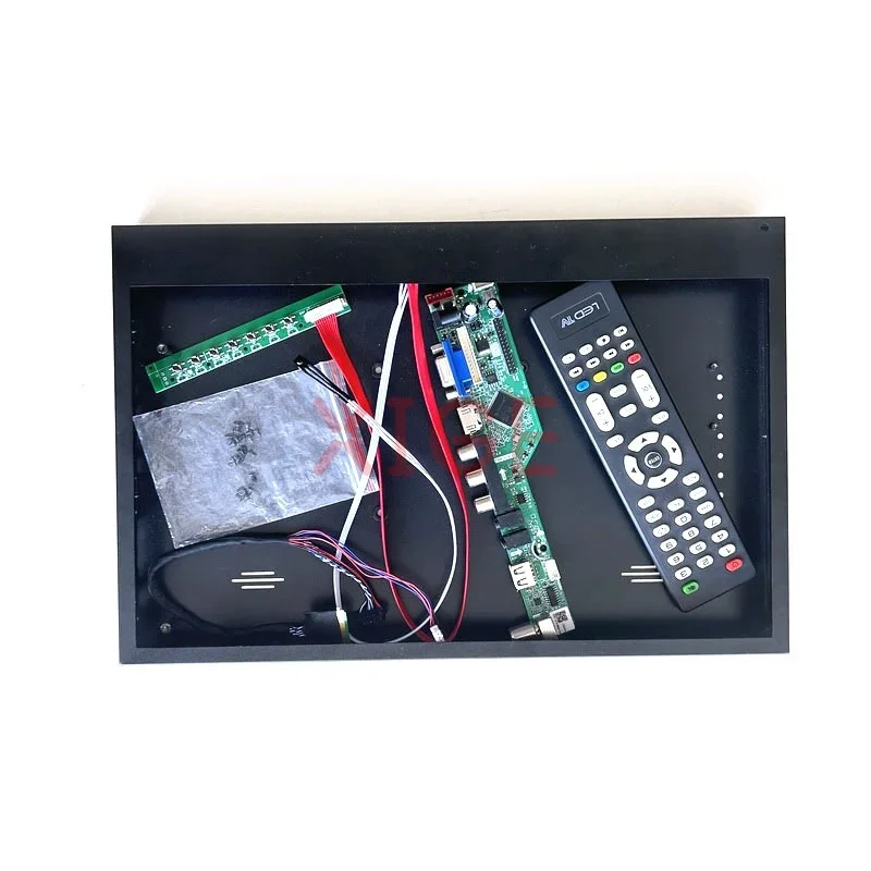 

For LP140WH1/LP140WH4/LP140WHU Controller Board+Metal Case VGA+HDMI+AV+USB Kit 40 Pin LVDS Display Analog TV Signal 1366*768 14"