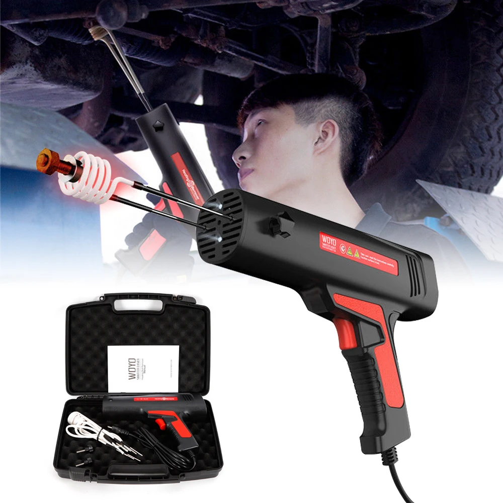 110V Heating Bolt Remover Tool Flameless Magnetic Induction Heater Nut Dismantle