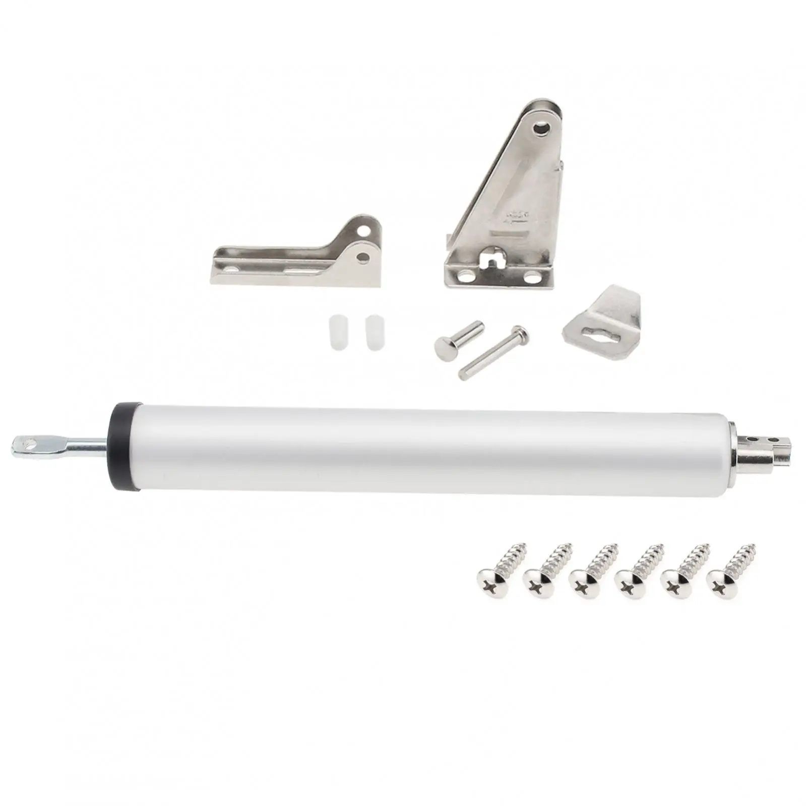 Smooth Closing Motion Door Closer Sopper for Screen Door Pneumatic Closer with Hold Open Heavy Duty Automatic Spring