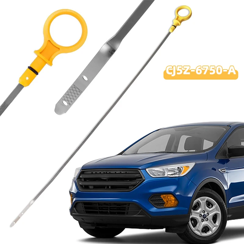 2.0L Fluid Indicator Oil Stick CJ5Z-6750-A for Ford Edge Escape Explorer Focus Fusion Taurus Engine Oil Level Dipstick