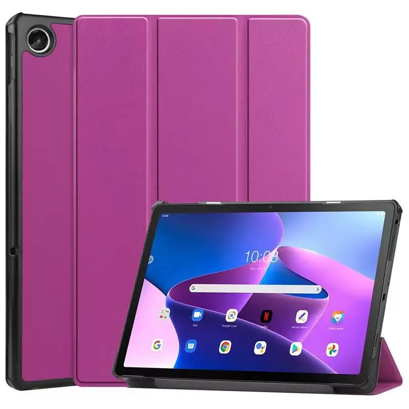 Acheter Étui pour tablette Lenovo Tab M10 Plus 3e génération, 10.61 pouces,  TB128FU TB125FU, support à rabat, housse magnétique pour Funda Lenovo  Xiaoxin Pad 2022