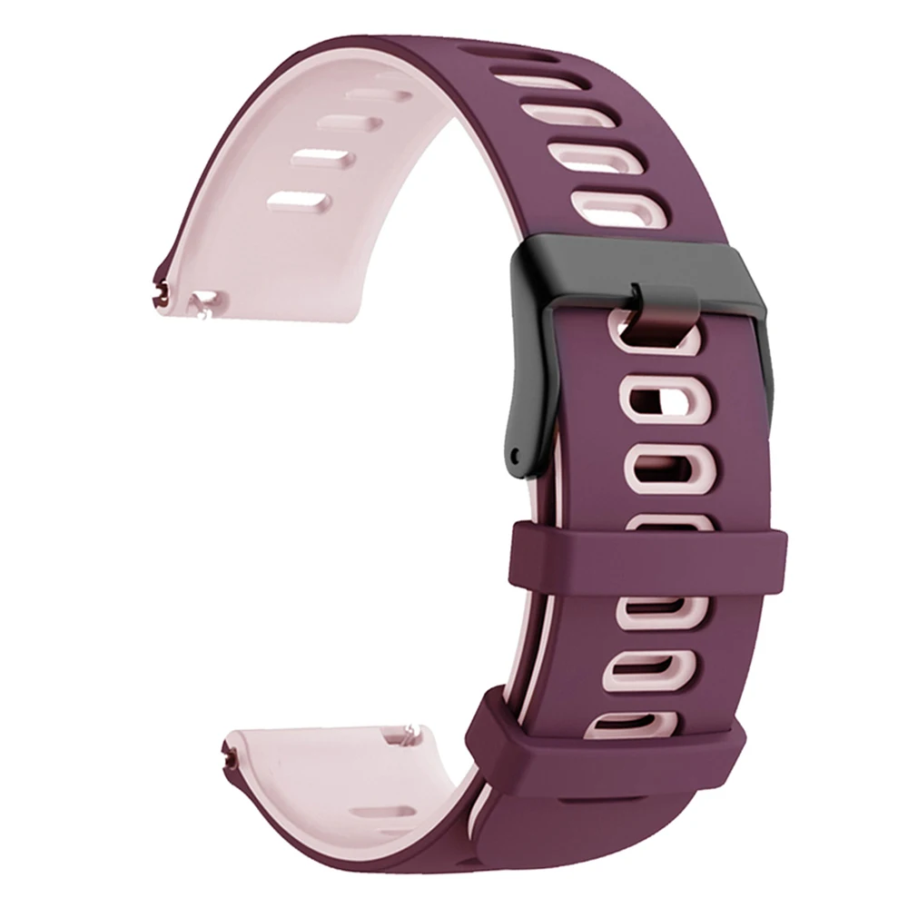Silicone Sports Strap - 20mm/22mm, Ocean Race Design