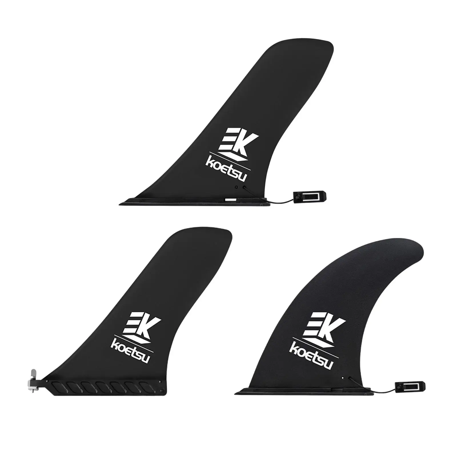 

Surfboard Fins Black Surfing Tail Rudder Replacement Long Board Tail Fin