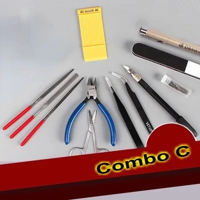 Model Tools Building Combo DIY Accessories Grinding Cutting Polishing Set For Modeling Military Hobby