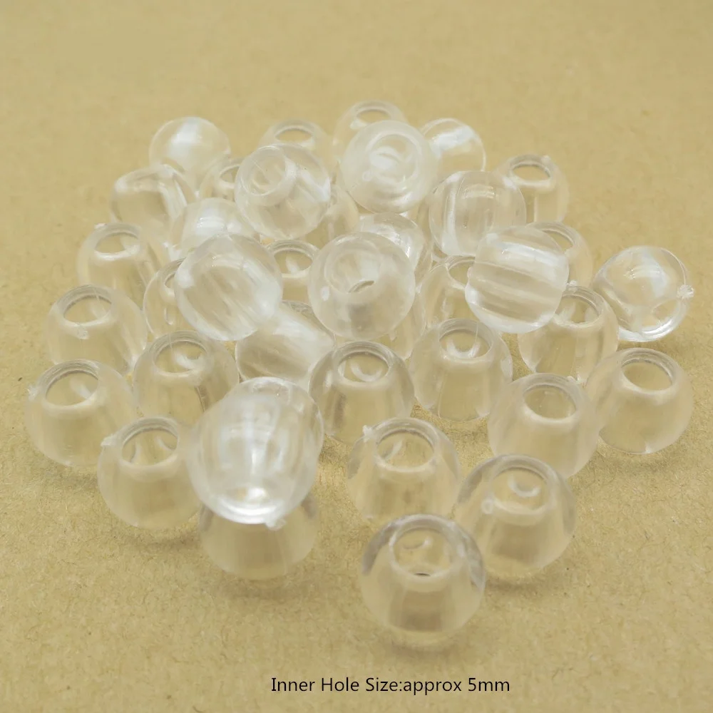 50개 헤어 비즈 5mm 큰 구멍 드레드락 비즈 라운드 루즈 비즈 목걸이 팔찌 쥬얼리 제작 액세서리 헤어 장