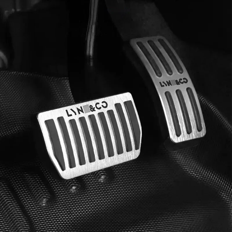 Pedal Cover Lynk Co 01 02 03 05 Non-slip Aluminum Alloy Throttle Brake Pedal Cover EM-P Brake Accelerator Pedal Car Accessories