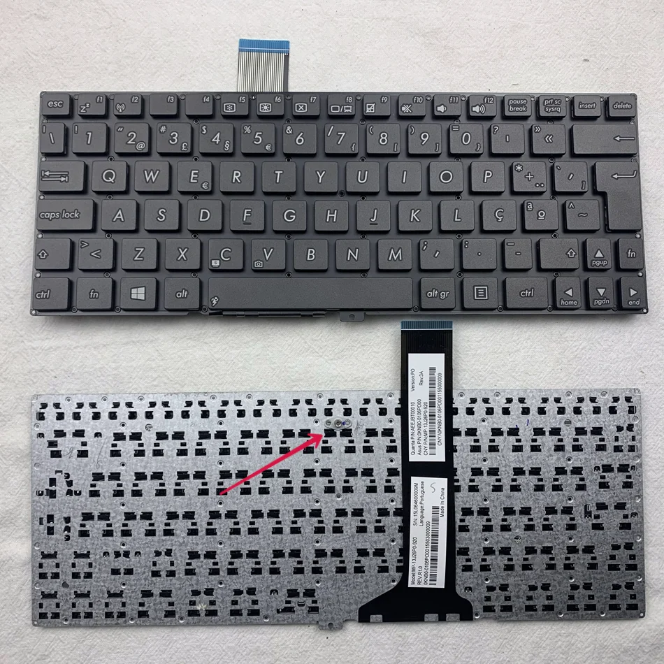 

Portuguese Laptop Keyboard For ASUS VivoBook X102BA X102 X102B PO Layout