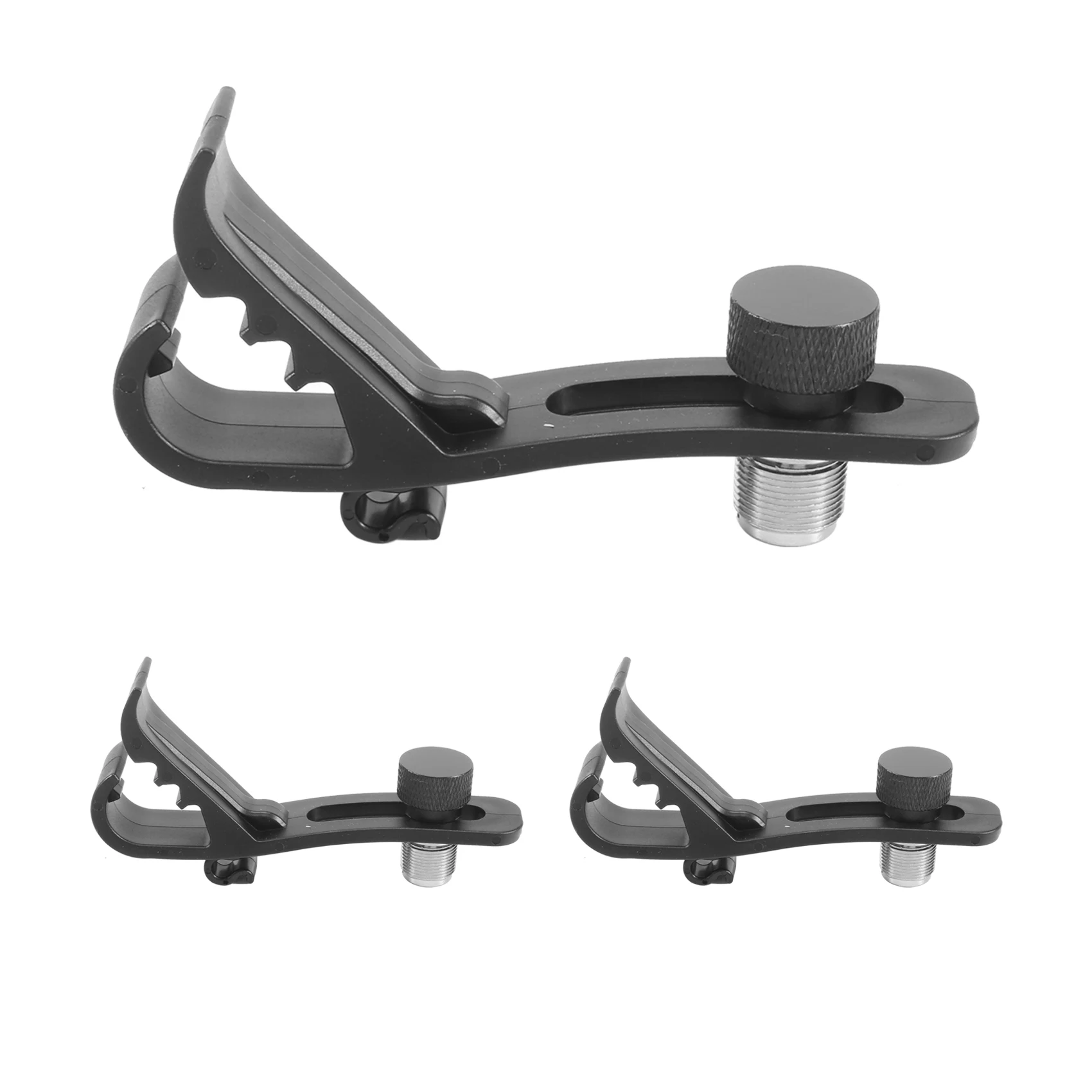 

3 Pcs Adjustable Clip Drum Clip Shockproof Mount Microphone Clamp Drum Mount Microphone Holder Accessories