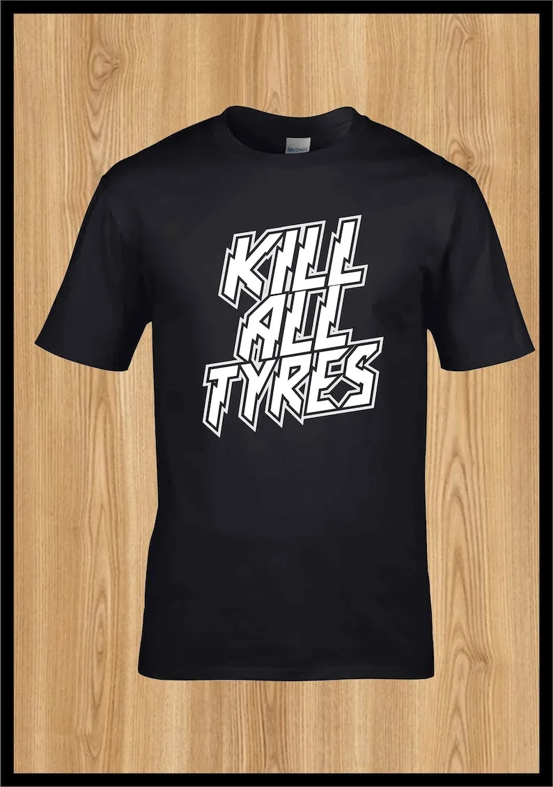 Kill All Tyres Ken Block 43 T Shirt Wrc Rally Gymkhana Design Motor Racing Maniche Lunghe O Corte