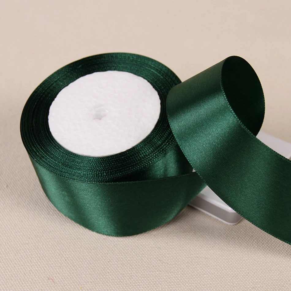 Satin Ribbon 25Yards Crafts Christmas Gift Bow DIY Natural Handwork Sewing Clothing Party Wedding Decoration