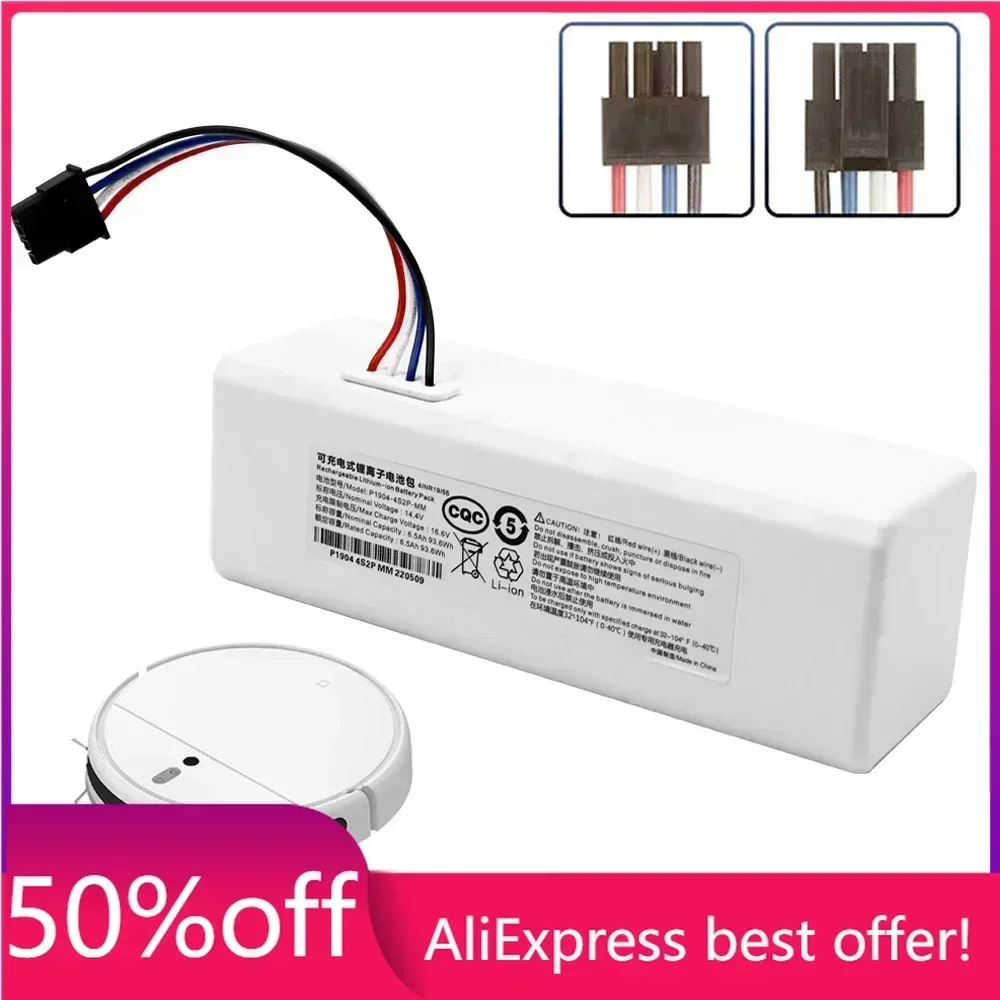 

Original for Xiaomi Robot Battery 1C P1904-4S1P-MM Mijia Mi Vacuum Cleaner Sweeping Mopping Robot Replacement Battery G1
