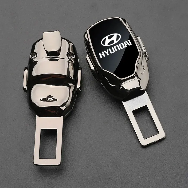 Car Seat Belt Clip Buckle One Button To Release Insert Socket Extender For Hyundai Accent Azera Elantra ioniq Tucson Accessories