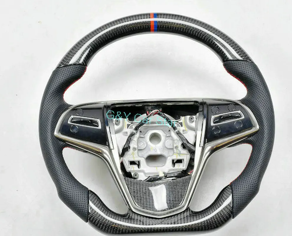 

Customized 100% Carbon Fiber Car Steering Wheel For Cadillac ATS