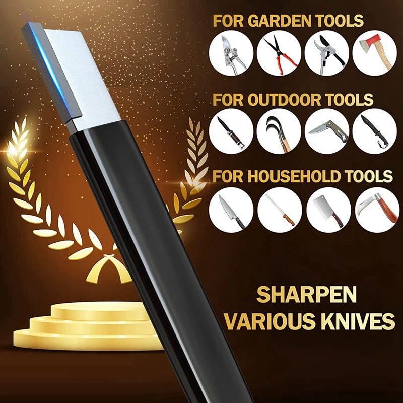 Blade Sharpener Pocket Sharpen Garden Tool Shears Sharpener For Pruners Garden Shears Scissors