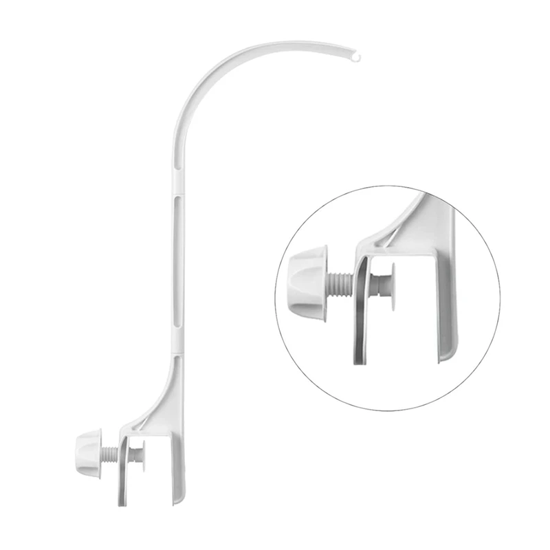 B61A-Baby Crib Mobile Holder, Adjustable Bed Bell Holder With Double Hole, Easy To Install, Safe And Durable