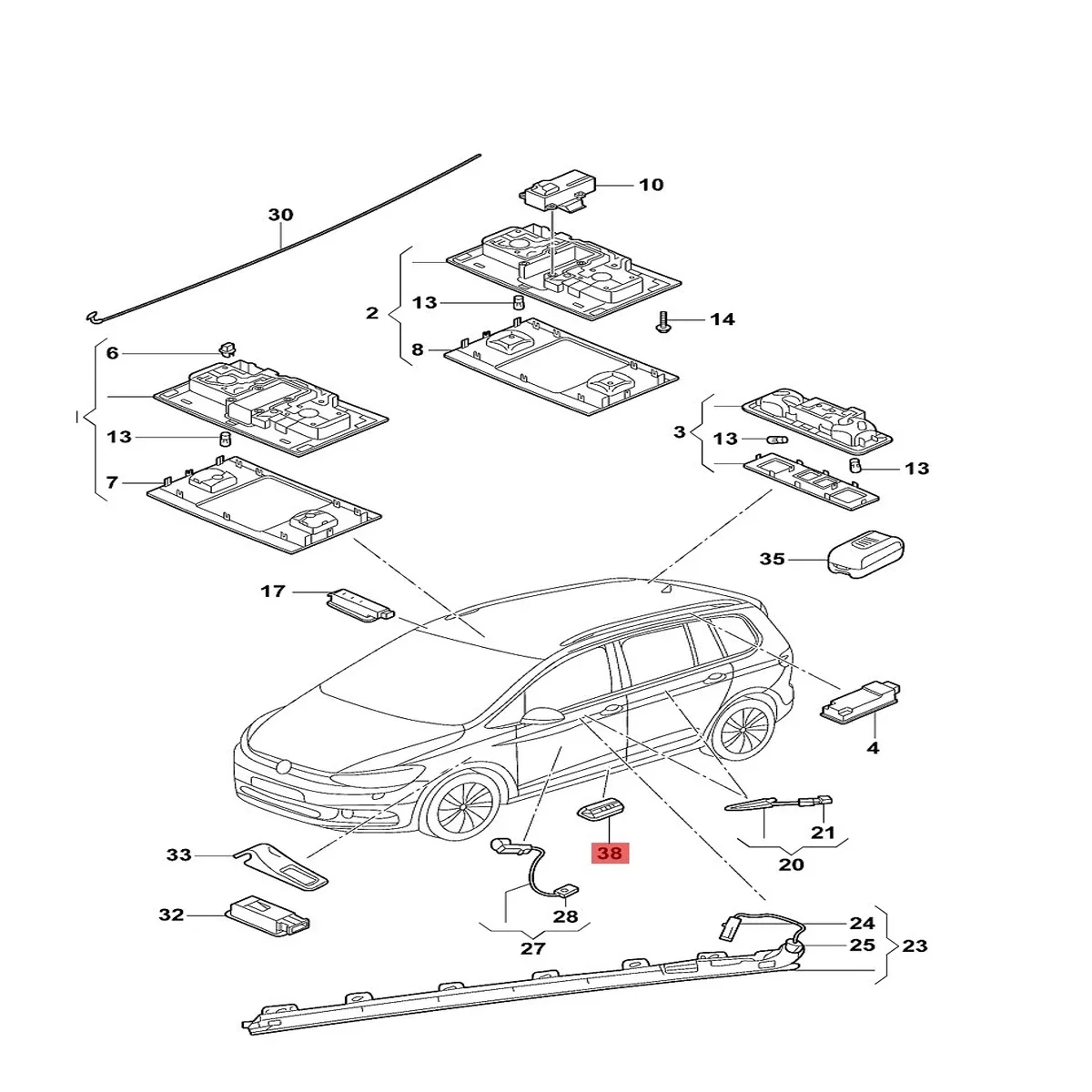 1KD947419 ٰ Ÿ MK5 MK6  5 6 GTI ĻƮ B6 B7 CC 1K0947419  ο   ׸  г Ʈ  ÷