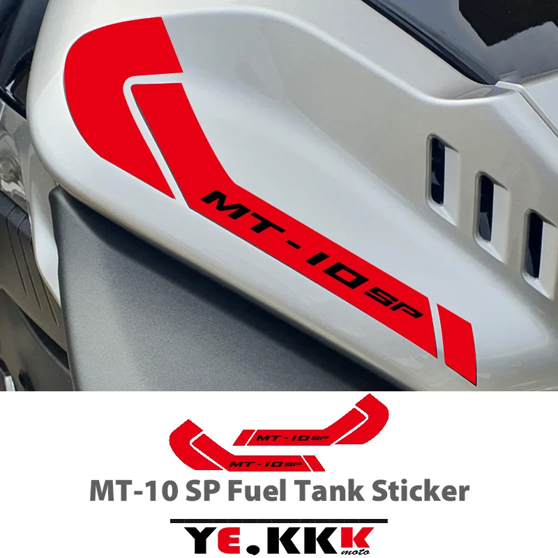 

MT-10 Curve Fuel Tank Sticker Set No Background Die-cut Decal For YAMAHA MT-10 MT10 MT-10SP SP Curve Fuel Tank Stickers Custom