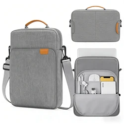 Versatile Tablet Storage Crossbody Bag - Breathable, Waterproof, Dustproof Design - 12.9 - 13.3in (Grey)