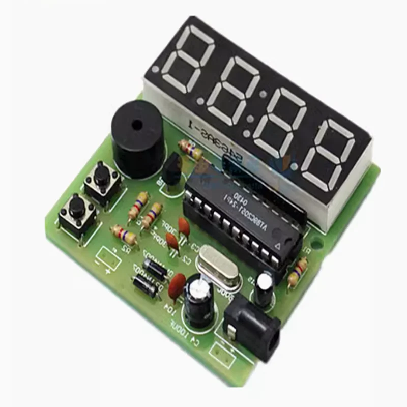 전자 디지털 테이블 시계 DIY 키트, LED 4 자리 전자 시계, AT89C2051 MCU DIY 키트 부품, Arduino 호환