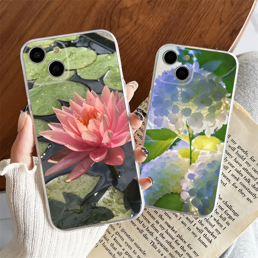 Custodia Per Telefono Plant Iphone 11 12 13 14 Pro Max 13 Mini 13Promax Silicon Funda Cover Trasparenti