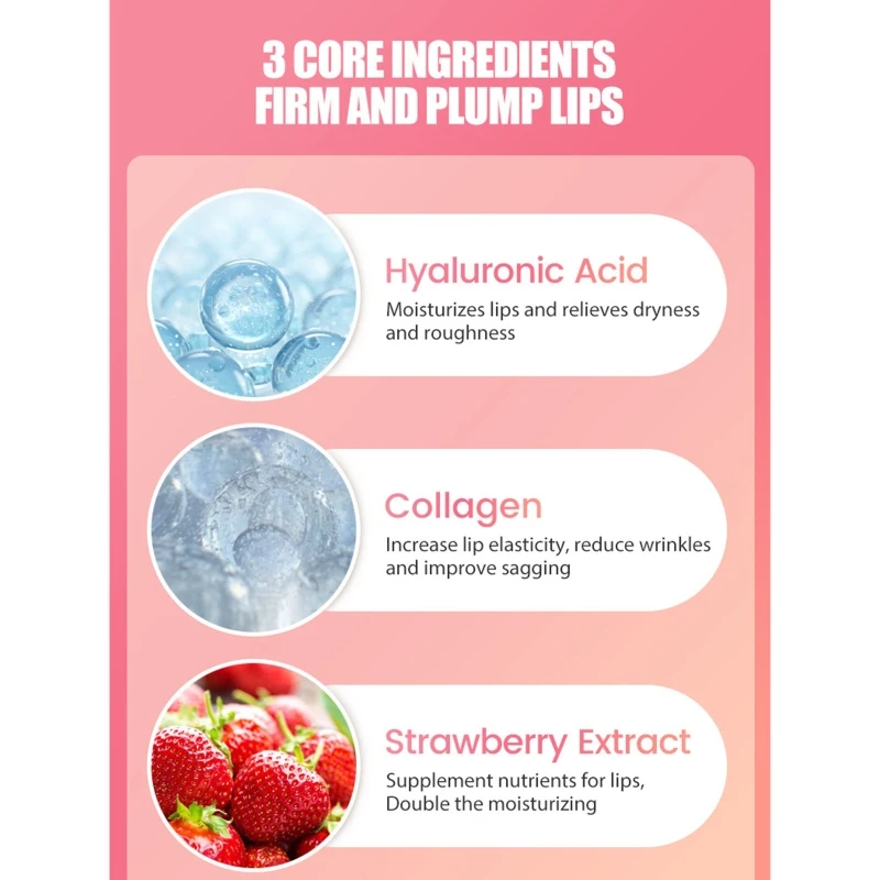 10Pcs Moisturizing Lip Mask Dry Lips Lip Care Remove Dead Skin Anti-Wrinkle Sleep Mask Reduces Lines