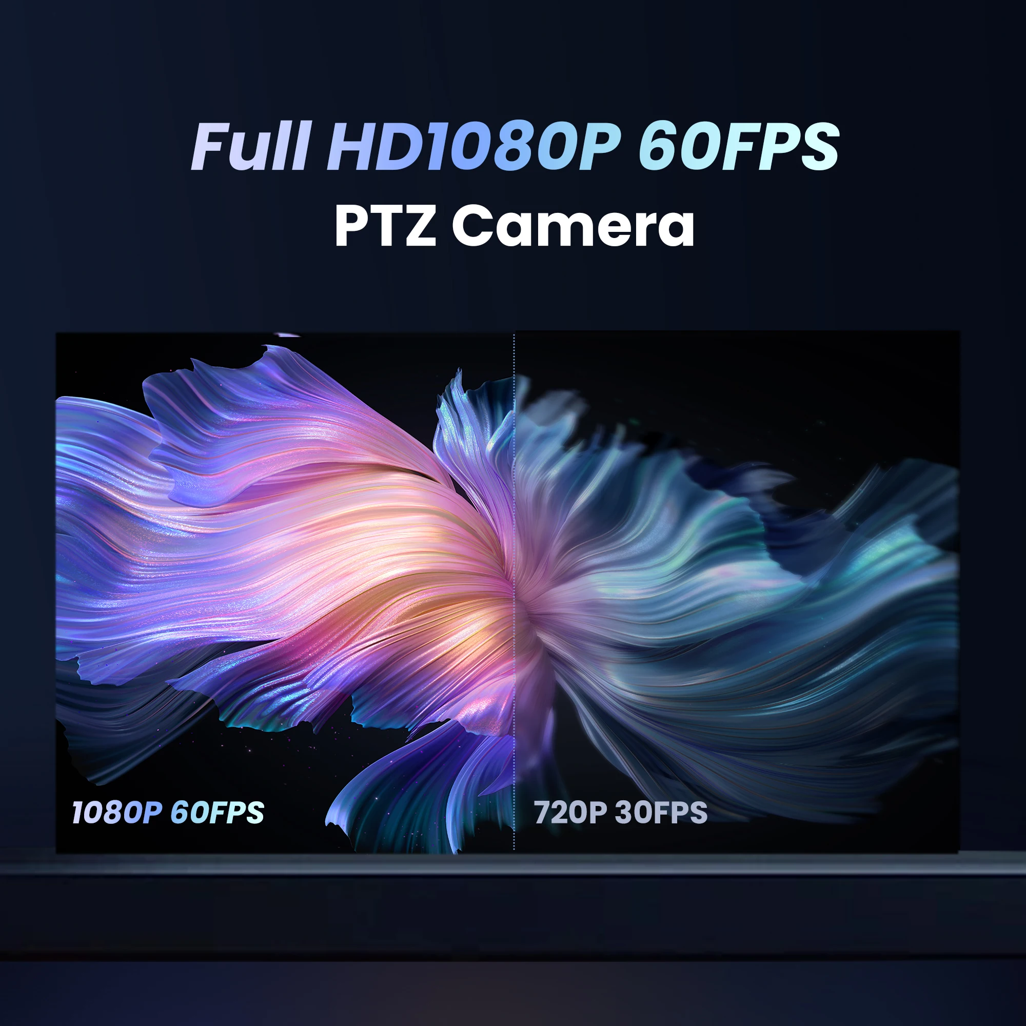 20X Optical Zoom Video Conference Room PTZ Camera 5.8G Wireless and USB3.0 1080P 60FPS for Business Church Worship Online Learn