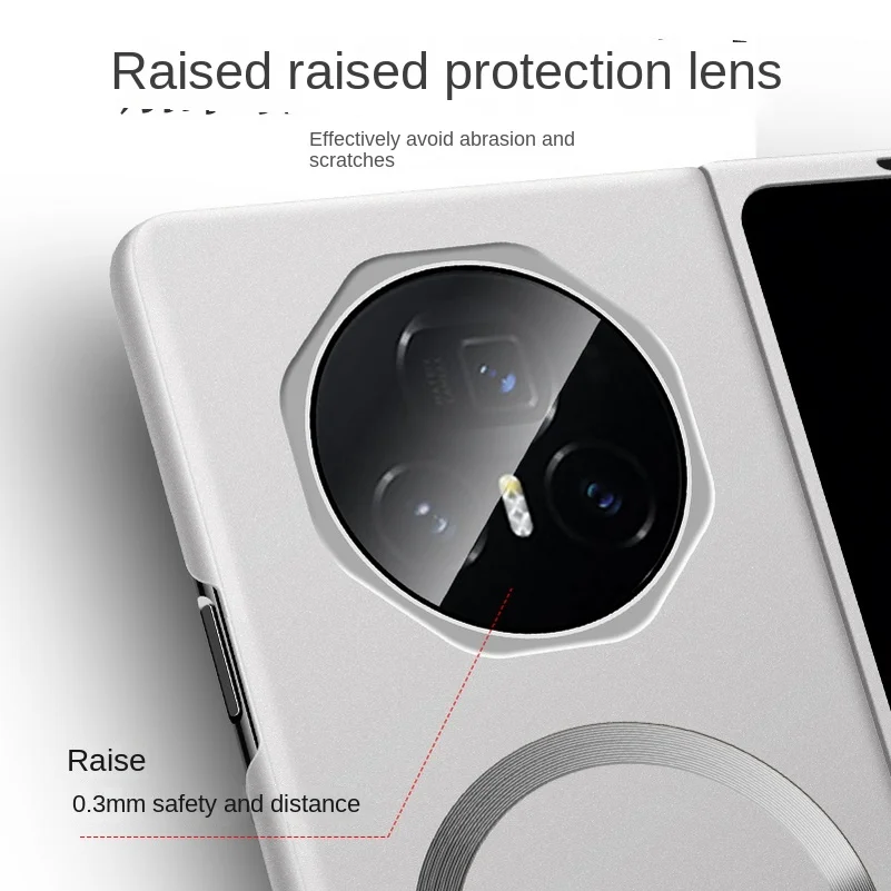 Ultra-Thin MagSafe Magnetic Phone Case with Slim Bezels and Hard Camera Protection