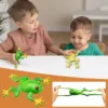 Simulation Frog Model Ornaments Soft Rubber Fake Frog Creative Compulsion Vent Frog Toys Children's Gift Sensory Toys 3