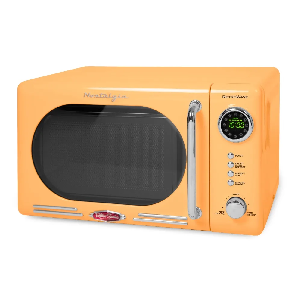 

0.7 Cu. Ft. Compact Countertop Microwave Orange
