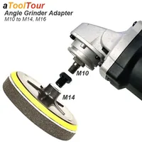 Angle Grinder Adapter M10 M14 M16 Thread Attachment Grinde Spindle Arbor Conversion Female To Male Connector Rod Power Tool Part