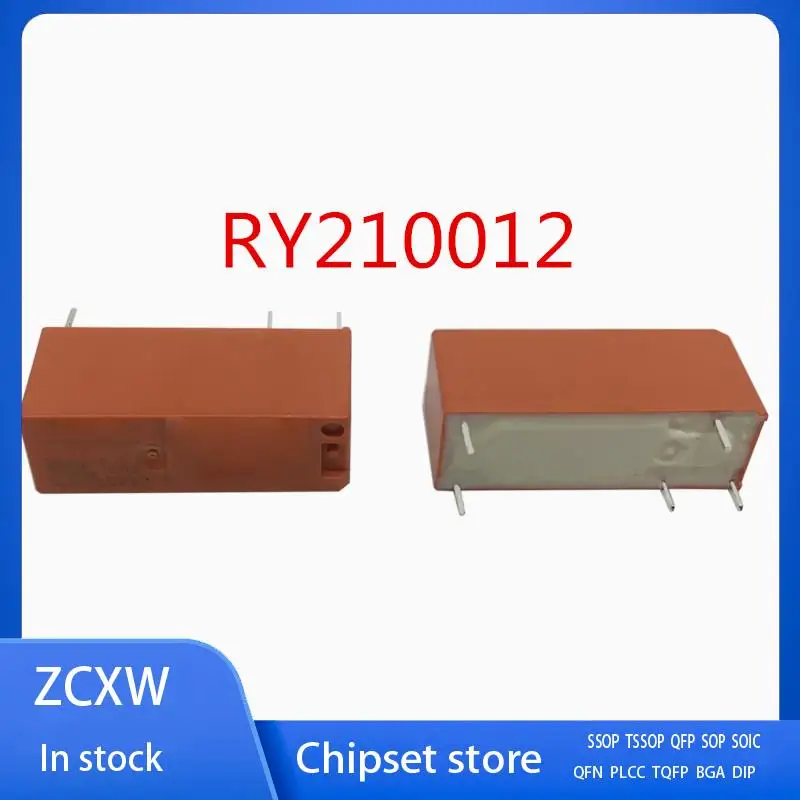 

10Pcs/Lot RY210012 3-1393224-5 RY 210 012 8A 12VDC 5pin 10A250VAC