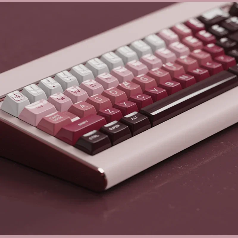 ECHOME JTK HSA ROUGE Keycaps Set Custom Rouge Dual Color Keyboard