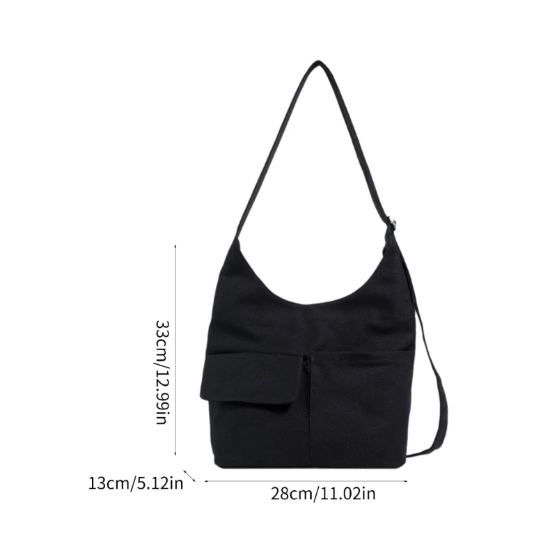 Versatile and Durable Book Shoulder Bag for University Students Convenient for Class Library and Travel E74B