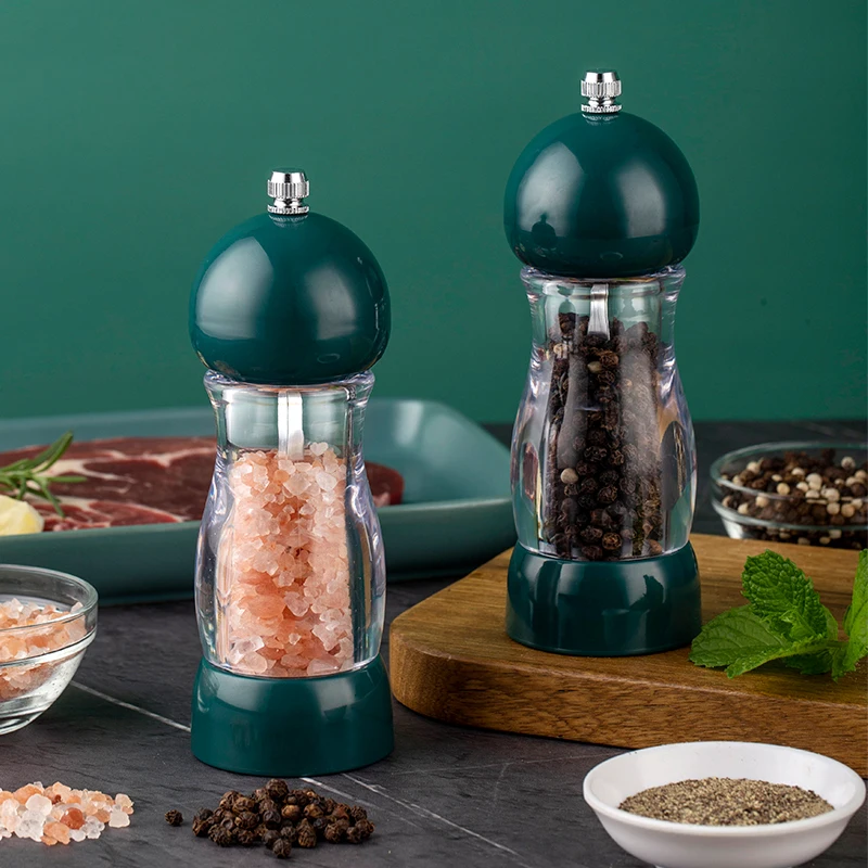 

Acrylic Combo Pepper Mill and Salt Shaker with Adjustable Coarseness Ceramic MechanismShaker Adjustable Mill Coarse