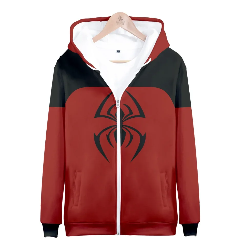 thumbnail image 1 of Sudadera con capucha de Spider-Man de otoño para el regreso a casa, sudadera con cremallera para hombre, sudadera con capucha de Spider-Man de Gwen Far From Home, chaqueta con capucha de superhéroe pa, 1 of 5