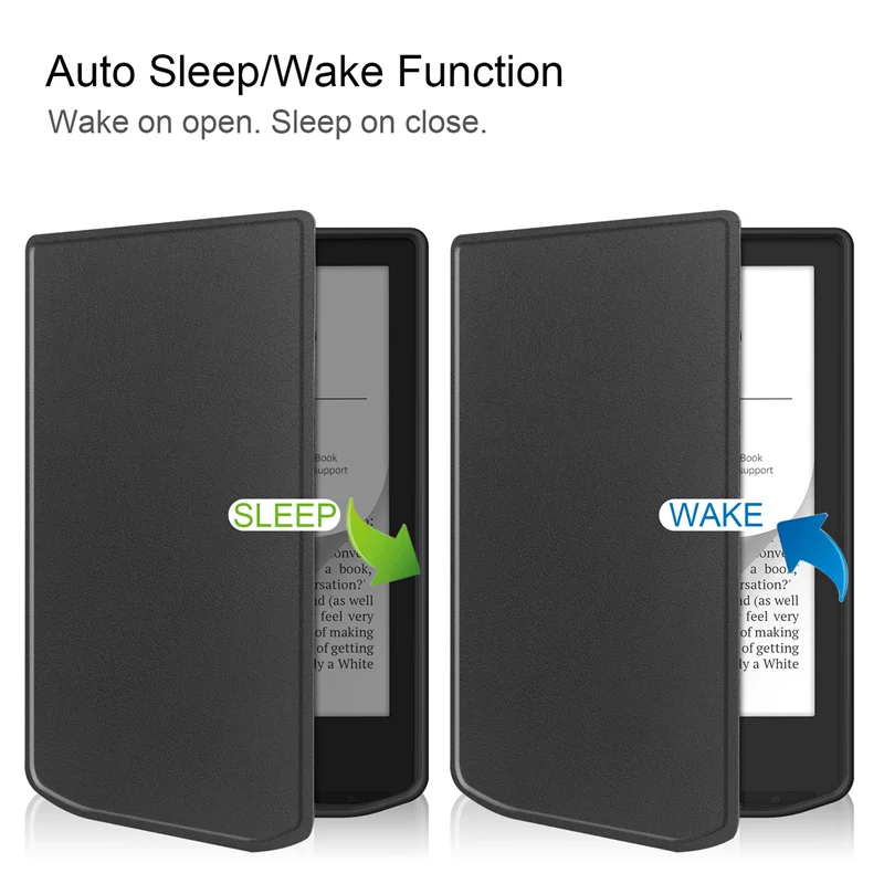Slim  6 eBook Flip Cover with Soft TPU Back