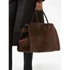 New Good Stuff The Portable Row Margaux 15 Black Suede Large Capacity Handbag Messenger Bag New 4