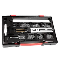 Portable Handheld Plastics Welding Machine Panel Crack Repairs Kit Thermal Cutting Hot Stapler Repairing Tool Set with LED Light 1